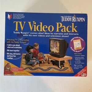 Teddy Ruxpin TV Video Pack new! Vintage!